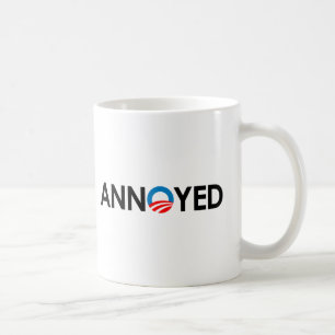 Anti-Obama - zwart met woede Koffiemok