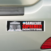 Anti-ObamaCare - Zeer ongrondwettelijk Bumpersticker (Op auto)