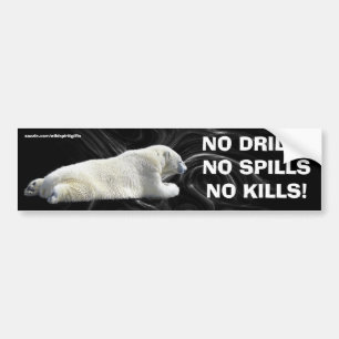 ANTI-OLIEVLEK POLAR BEER Wildlife Protection Bumpersticker