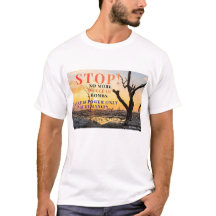 Anti-oorlogsslogan T-shirt