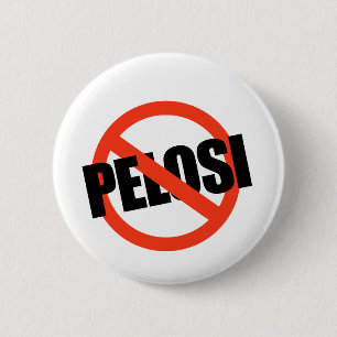 Anti-Pelosi / anti-Nancy Pelosi Ronde Button 5,7 Cm