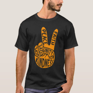 Anti-pesterijen zijn een soort vredes-handbordeenh t-shirt