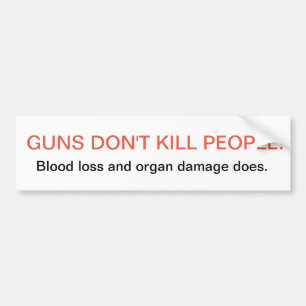 Anti-Pistool Bumpersticker