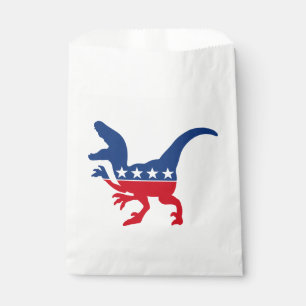 Anti-politiek patriottische T-Rex Bedankzakje