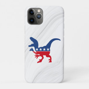 Anti-politiek patriottische T-Rex iPhone 11 Pro Hoesje