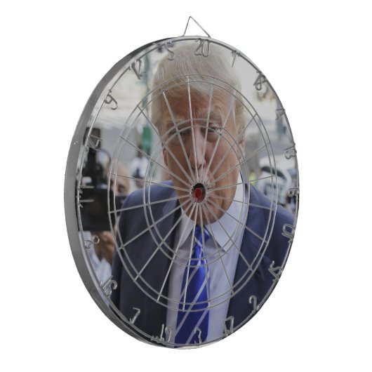 Anti-President Donald Trump Dartboard Dartbord (Voorkant Links)