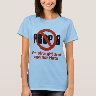 ANTI PROP 8 - recht tegen haat T-shirt