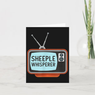 Anti Propaganda Mainstream Media T Shirt - Schapen Kaart