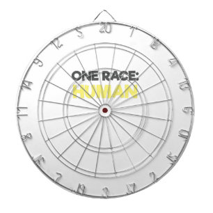 Anti-racisme 1 ras Human Dartbord