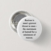 ANTI-RACISME RONDE BUTTON 3,2 CM (Voorkant /achterkant)