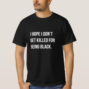 Anti-racisme zwarte levens materie t-shirt