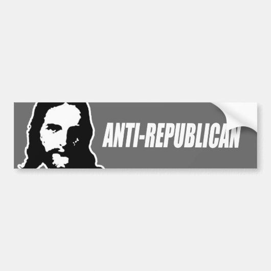 ANTI-REPUBLICAN Stuff Bumpersticker (Voorkant)