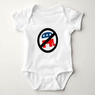 Anti-republikein wit romper