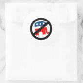anti-republikeins ronde sticker (Tas)