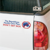 Anti-republikeinse bumpersticker (Op Truck)