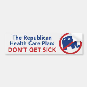 Anti-republikeinse bumpersticker