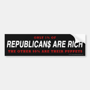 Anti-republikeinse bumpersticker