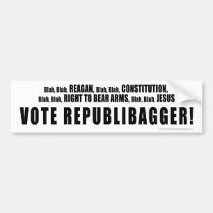 Anti-Republikeinse bumpersticker