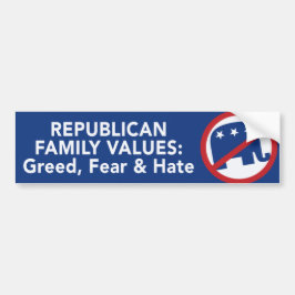 Anti-republikeinse Bumpersticker