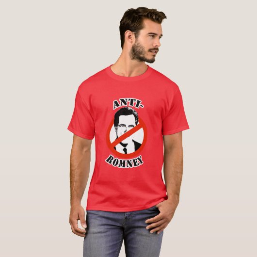 ANTI-ROMNEY - T-SHIRT (Voorkant volledig)