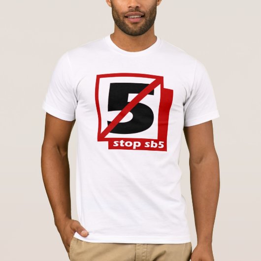 Anti-SB 5-logo-shirt T-shirt (Voorkant)
