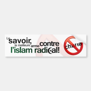 Anti-sharia-Bumpersticker - Frans Bumpersticker