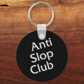 Anti Slop Club Artificial Intelligence Ai Llm Desi Sleutelhanger (Voorkant)