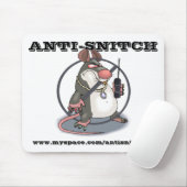 Anti-Snitch No Rats Mousepad Muismat (Met muis)