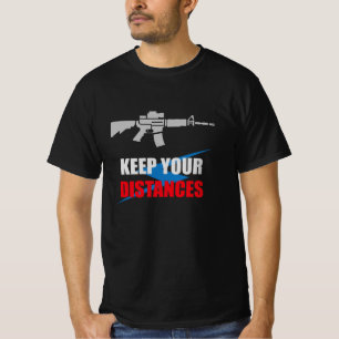 Anti Sociaal Geweer Humor T-shirt