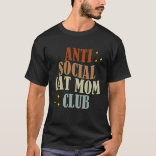 Anti-social Cat Ma Club 4 T-shirt
