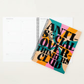 Anti social overthinkeners club planner (Display)