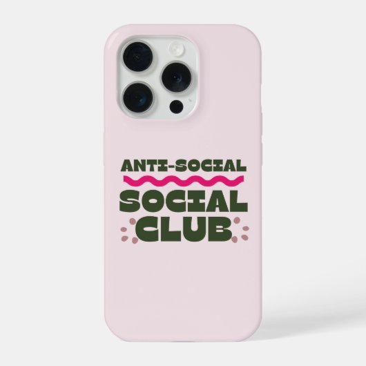Anti-Social Social Club Iphone Case (Verso)