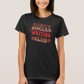 Anti Social Writing Club - Funny Introvert Premium T-shirt (Voorkant)