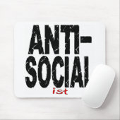 Anti-sociale analist (antisocialist) muismat (Met muis)