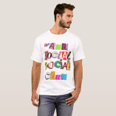 Anti-sociale club t-shirt (Voorkant volledig)