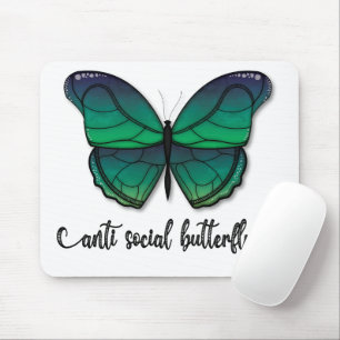 Anti-sociale groene vlinder muismat