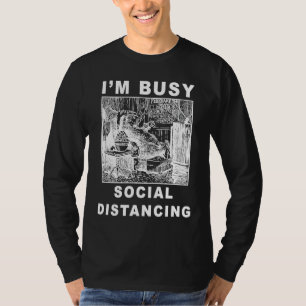 Anti Sociale Groundhog Day Sociale Afstand T-shirt