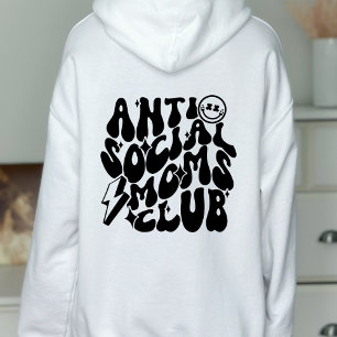 Anti-sociale Moeders Club Trendy Gift Hoodie