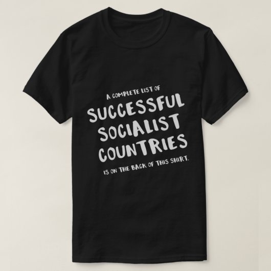 Anti-socialisme drôle T-shirt Anti-libéral Anti-de (Design devant)