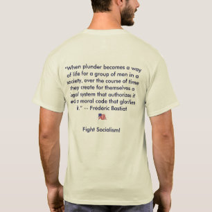 Anti-socialistisch Bastiat T-shirt