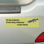 Anti-struik Bumpersticker (Op auto)