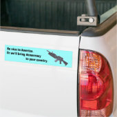 Anti-struik Bumpersticker (Op Truck)
