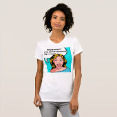 Anti T-shirt d'atout pour des femmes (Devant entier)