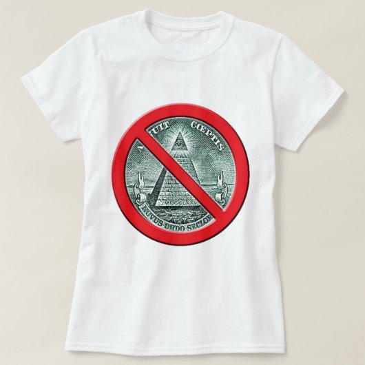 Anti T-shirt d'Illuminati (Design devant)