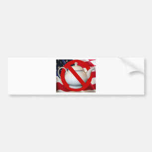 Anti-Tea Party vlag Bumpersticker
