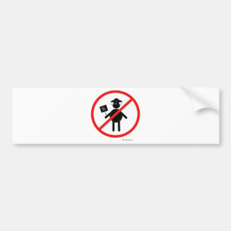 Anti-theezakjesman Bumpersticker