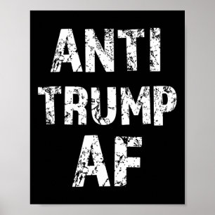 Anti Trump Af Funny Impeach Hem President Poster