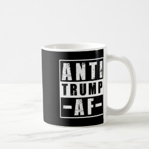 Anti Trump AF Shirt stoutmoedige politieke humor P Koffiemok