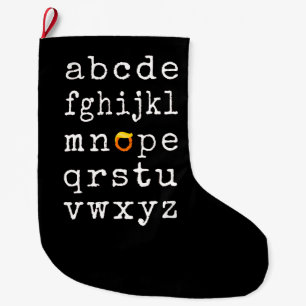Anti-Trump alfabet - Nope V Grote Kerstsok