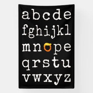 Anti-Trump alfabet - Nope V Spandoek